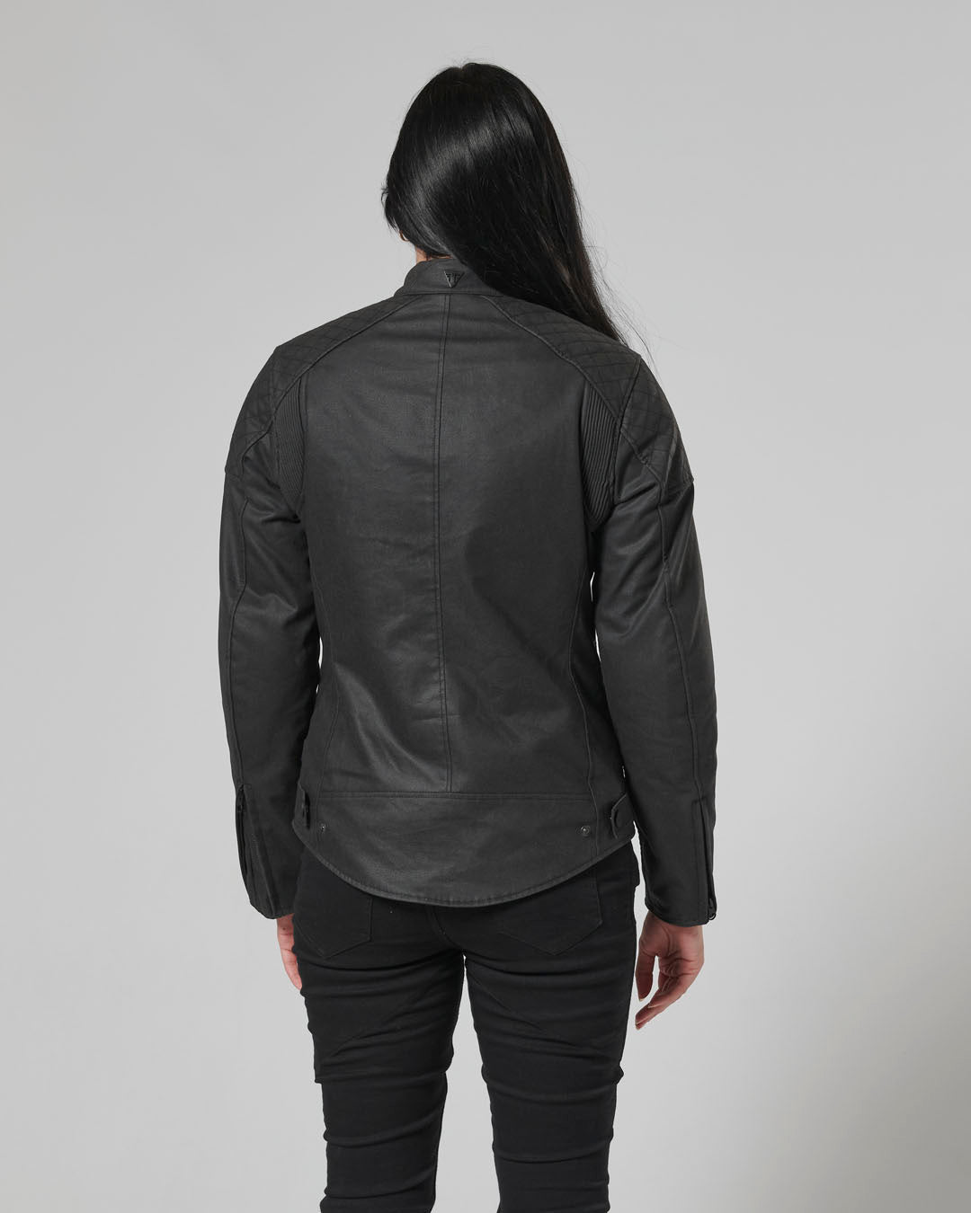 Triple Leather Jacket in Black - SS23