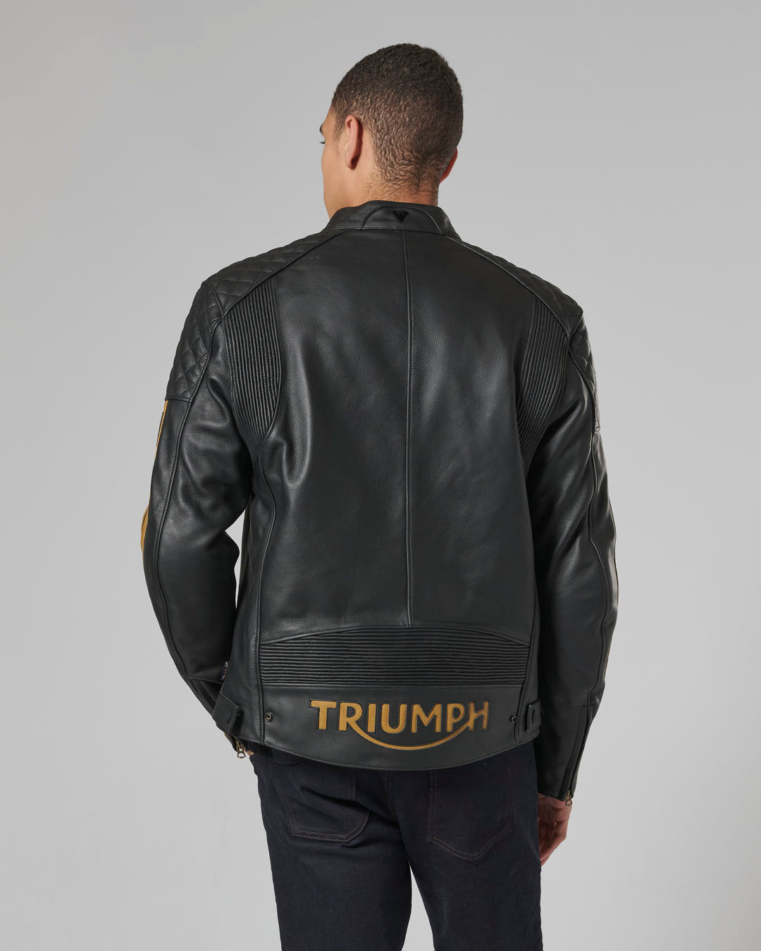 Braddan Sport Jacket in Black and Gold - SS23