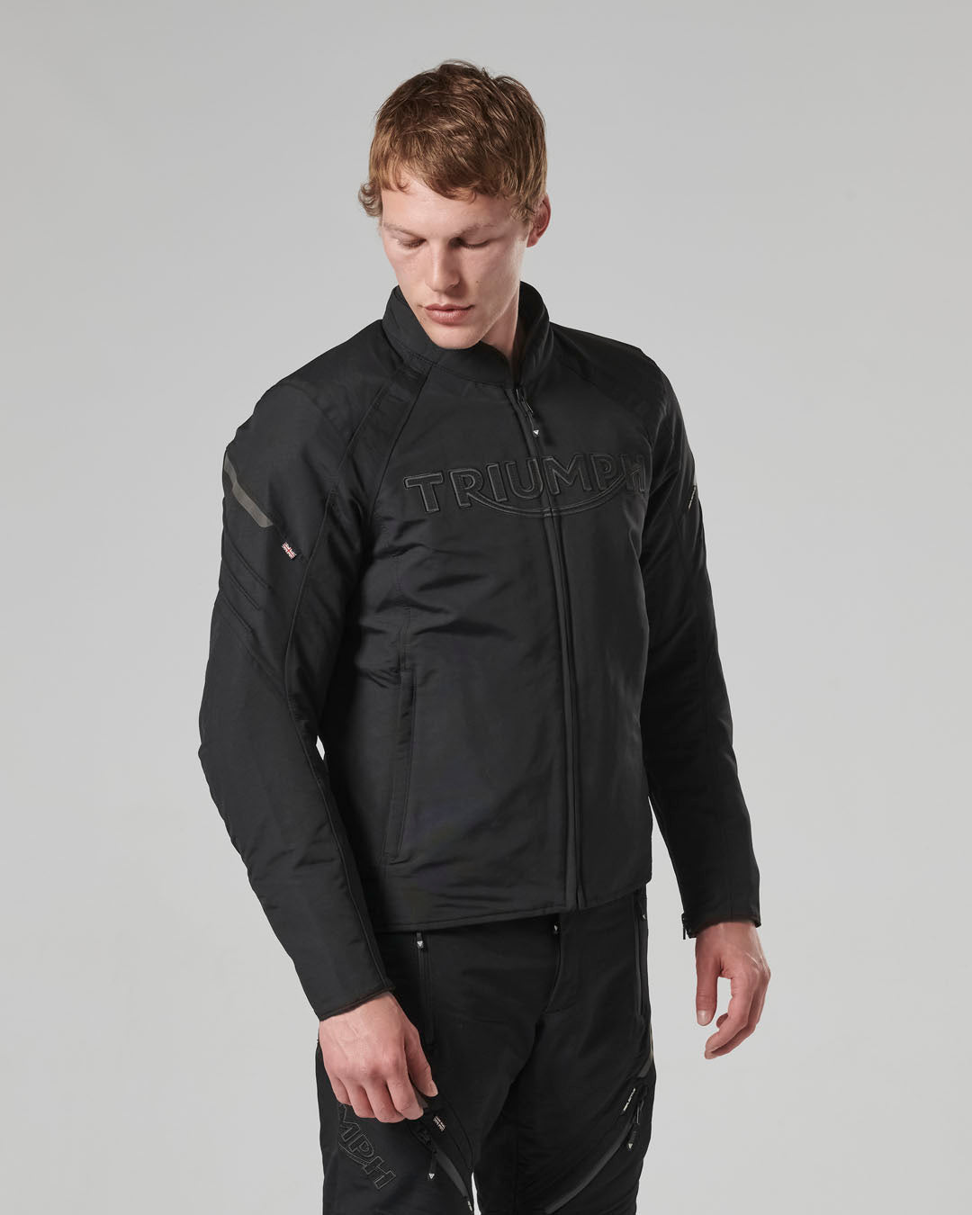 Triple Roadster Jacket in Black