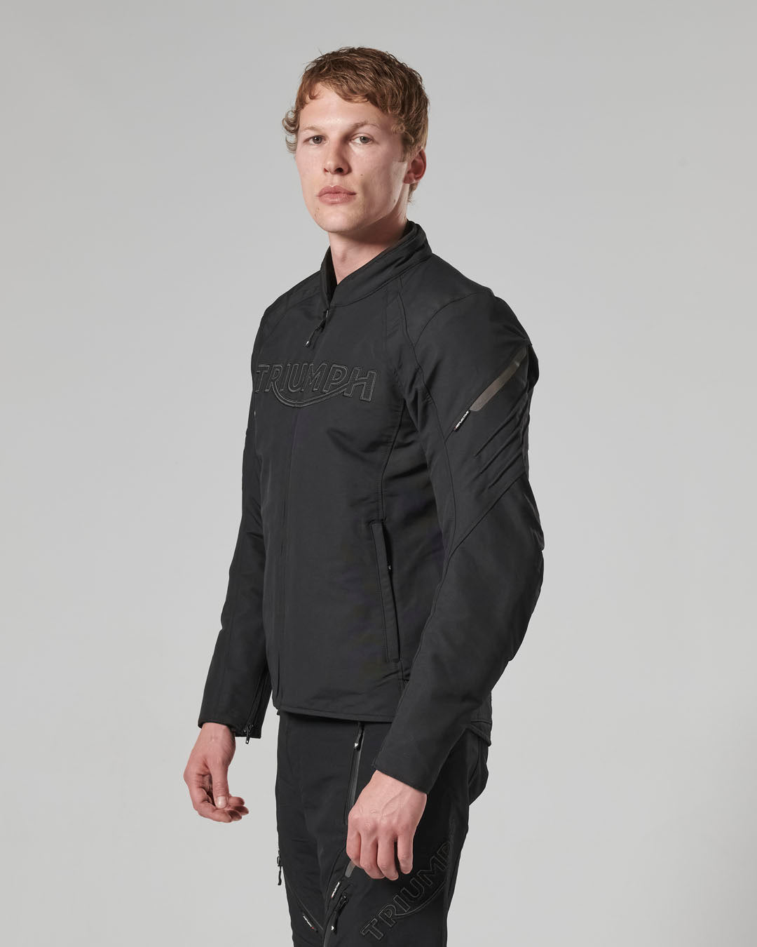 Triple Roadster Jacket in Black
