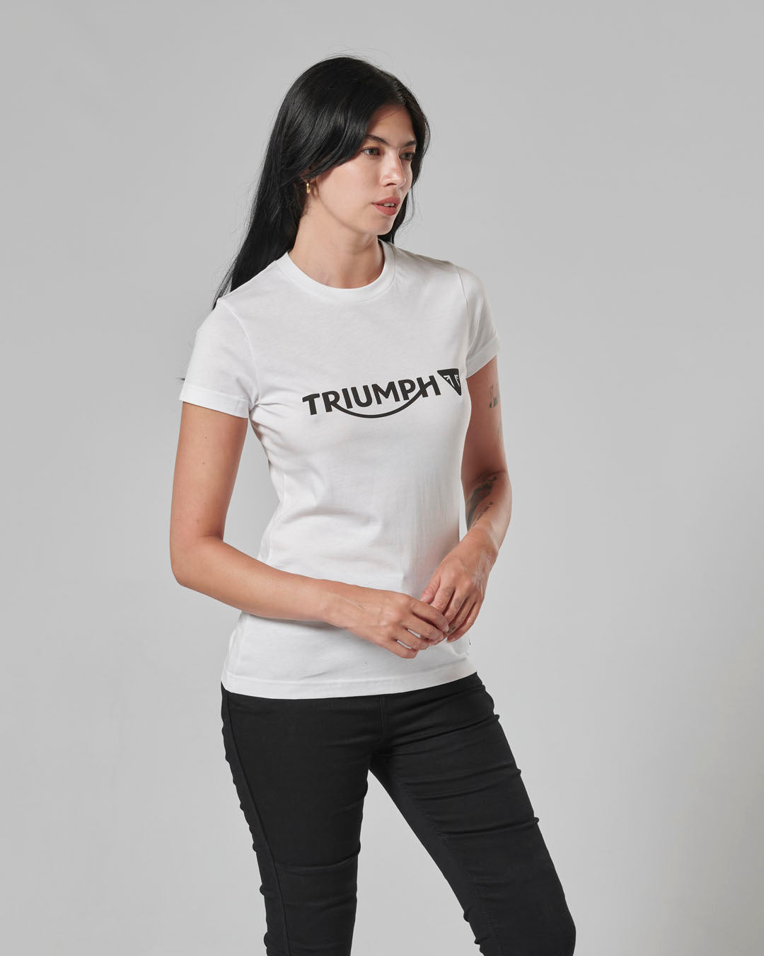 Melrose Womens Logo Tee in White