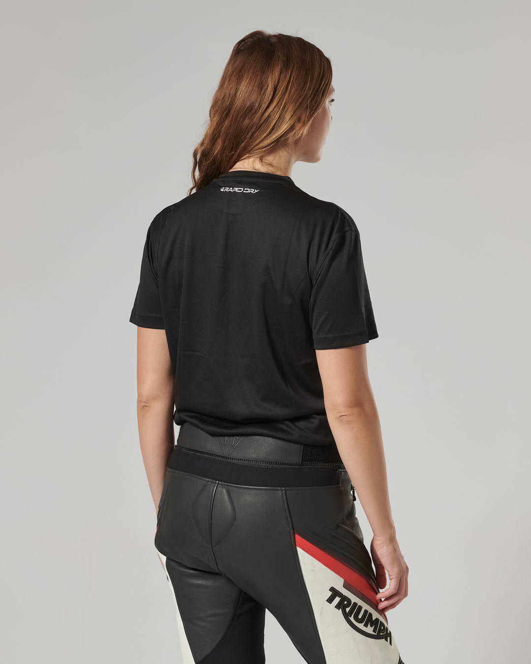 Rapid Dry Crew Neck Tee in Black