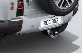 Land Rover Defender - Electrically Deployable Tow Bar Kit - Air Suspension, Lunar Interior, Satin Starlight Tow Eye Cover, Pre 23MY