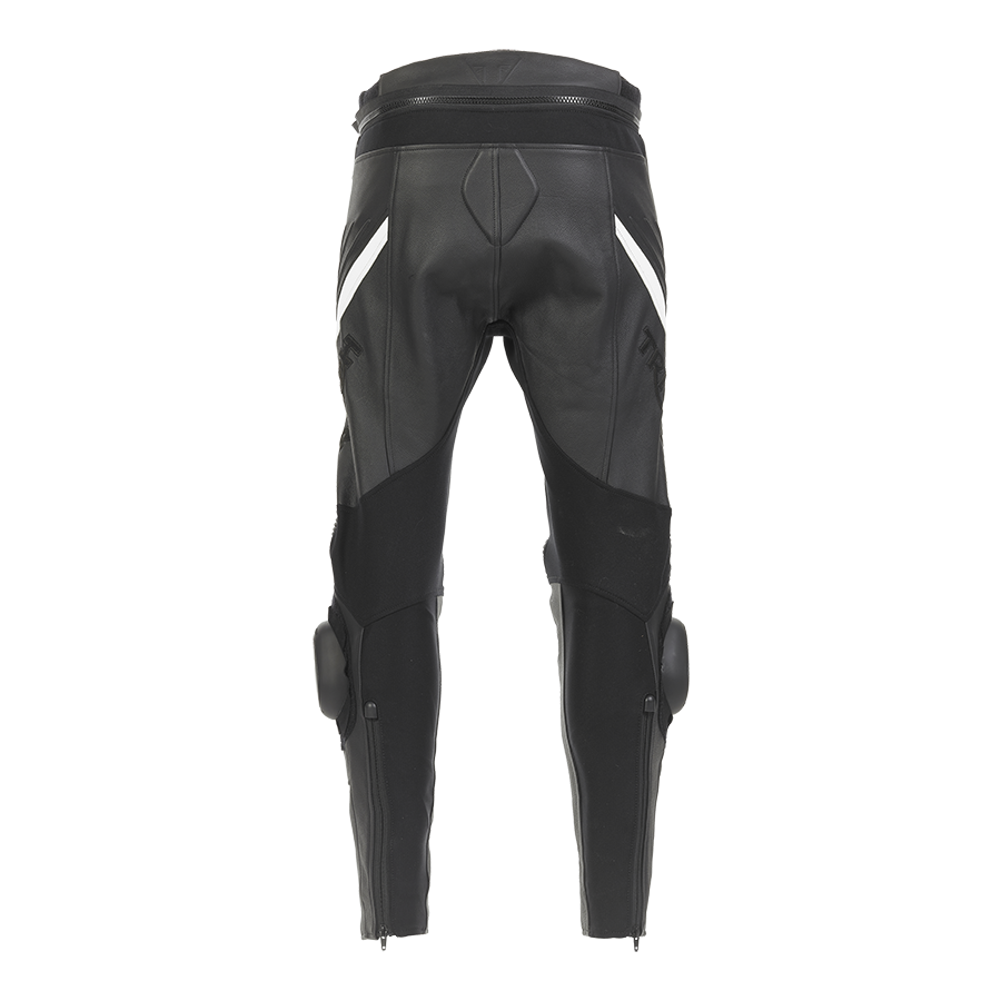 Triple Leather Jeans in Black - SS23