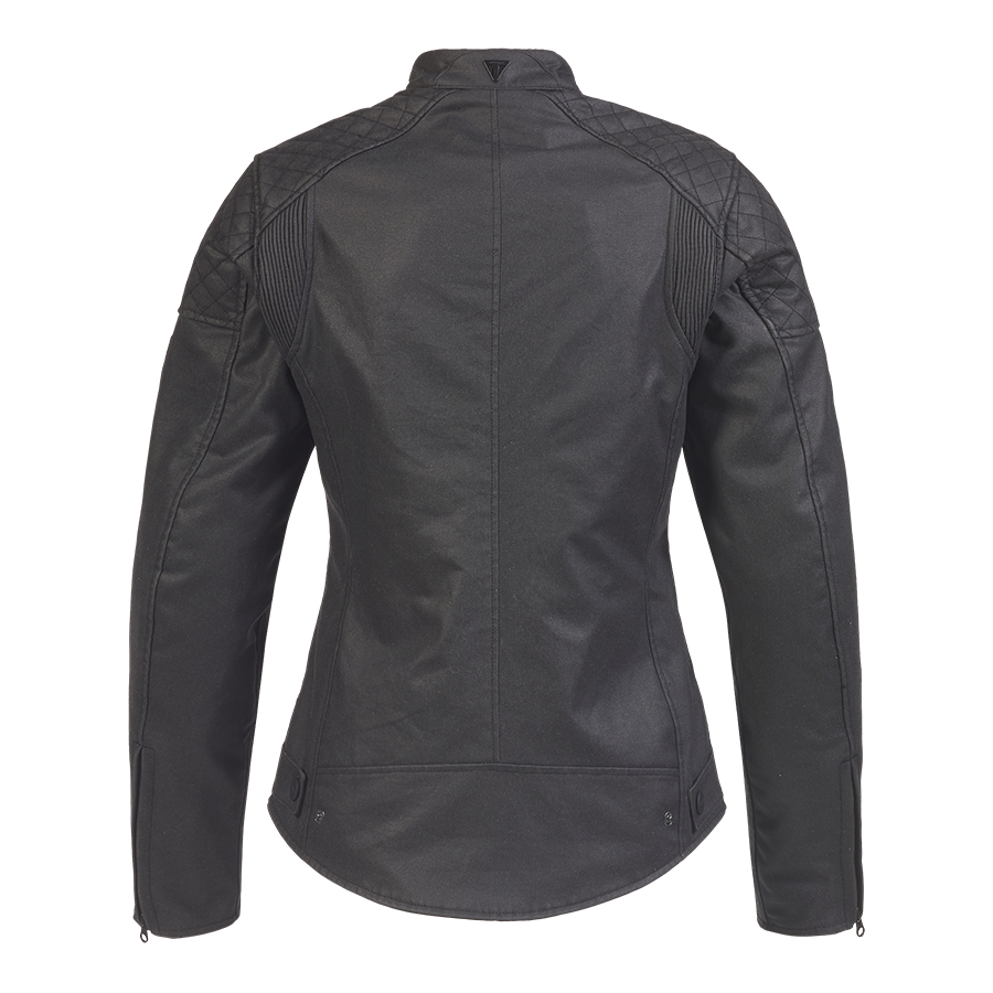 Braddan Womens Wax Jacket in Black - SS23