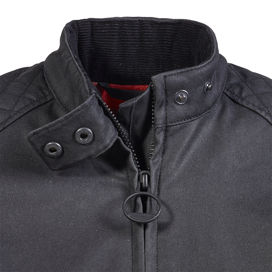 Braddan Womens Wax Jacket in Black - SS23