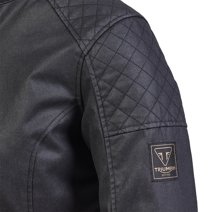 Braddan Womens Wax Jacket in Black - SS23