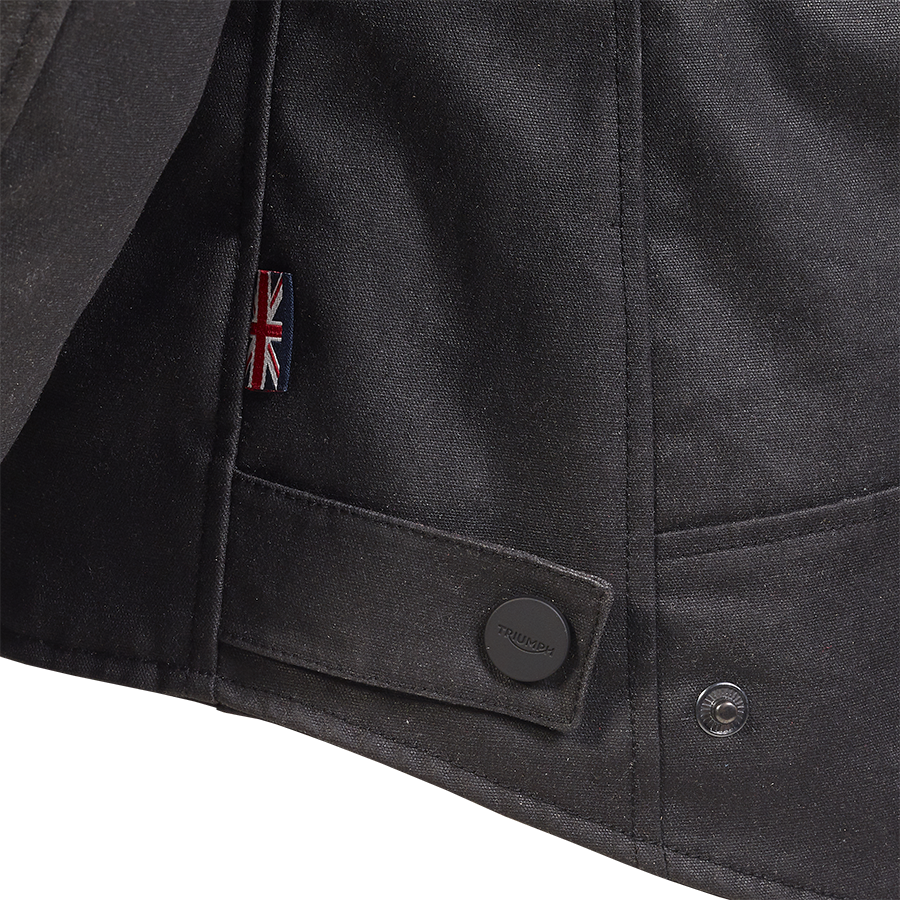 Braddan Womens Wax Jacket in Black - SS23