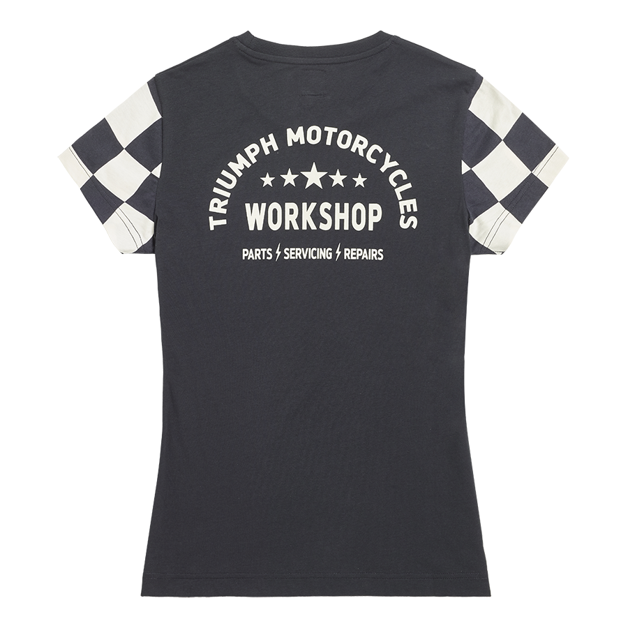Marie Womens Tee in Black and Bone - SS23