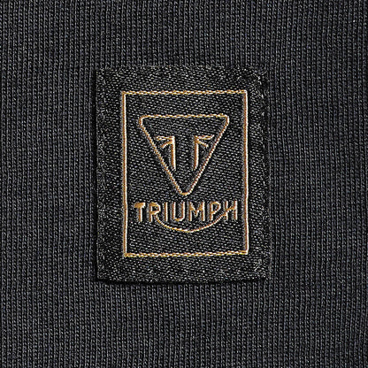 Gwynedd Womens Embroidered Tee in Black