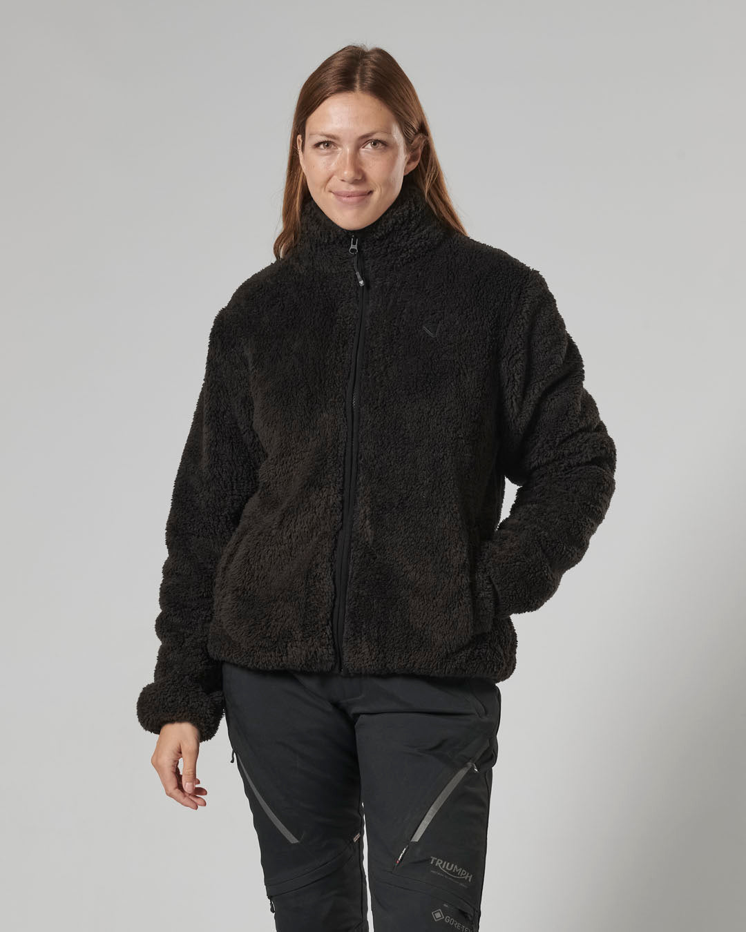 MFNS24007 - SUPER WARM MID LAYER-BLK-L - Genuine Triumph Motorcycle Product