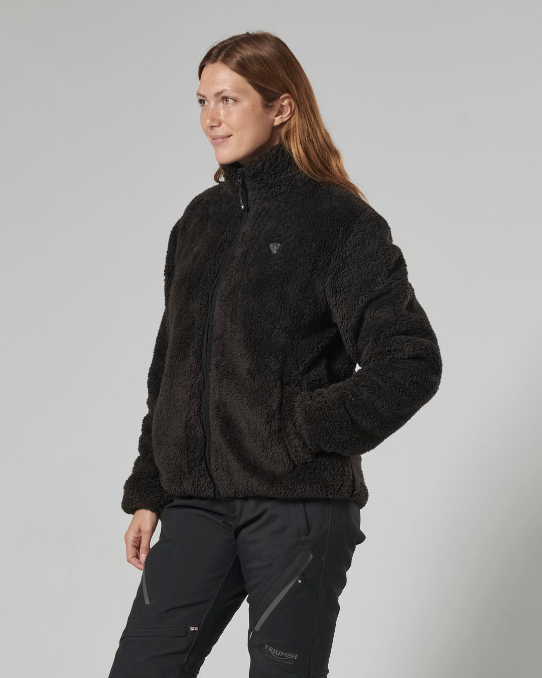 MFNS24007 - SUPER WARM MID LAYER-BLK-L - Genuine Triumph Motorcycle Product
