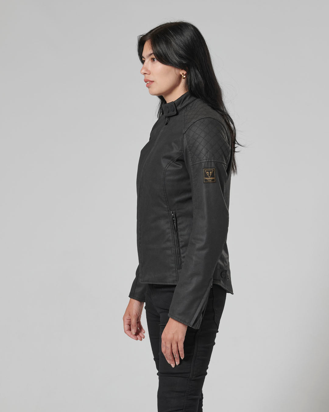 Triple Leather Jacket in Black - SS23