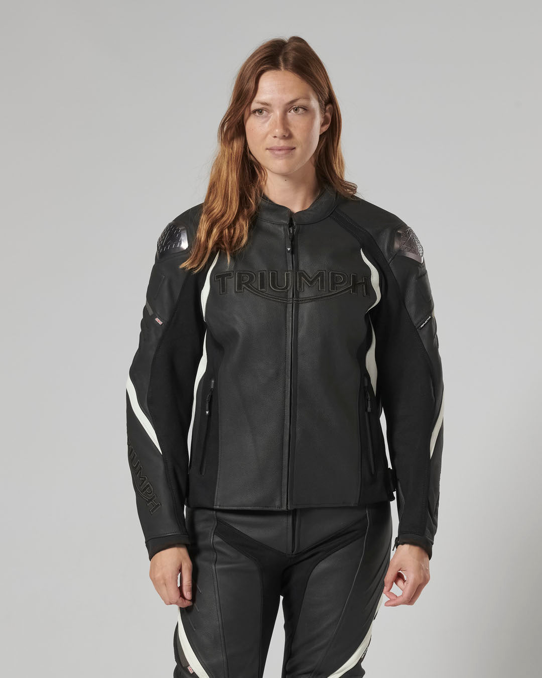 Triple Leather Jacket in Black - SS23