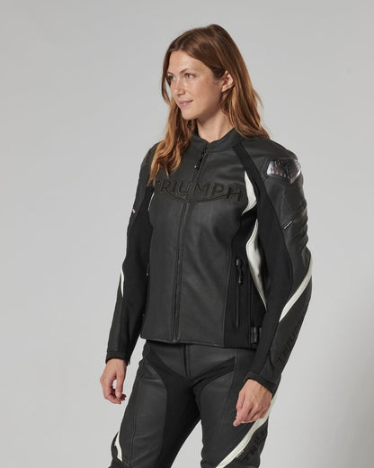 Triple Leather Jacket in Black - SS23