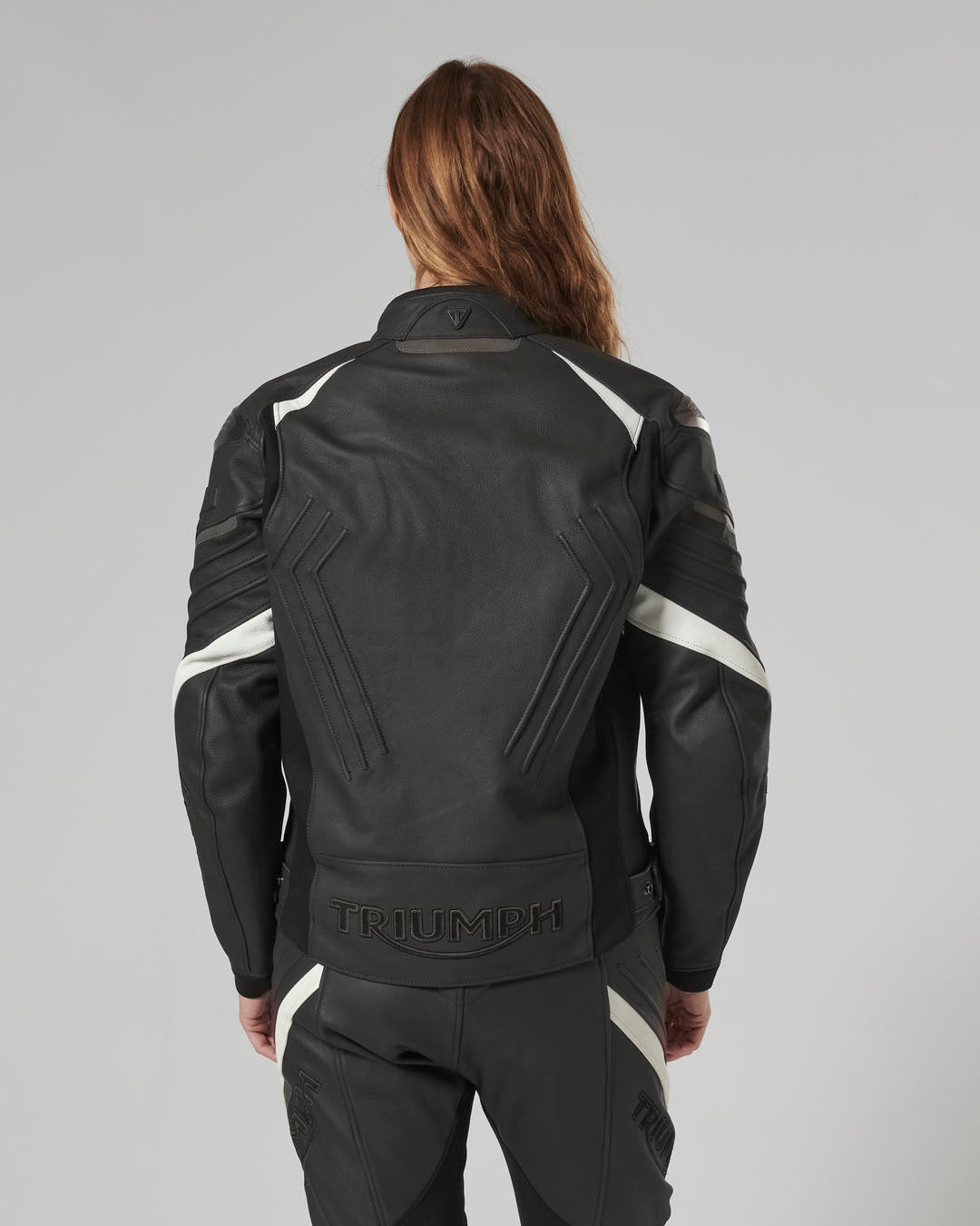 Triple Leather Jacket in Black - SS23