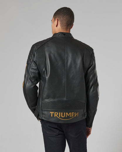 Braddan Sport Jacket in Black and Gold - SS23