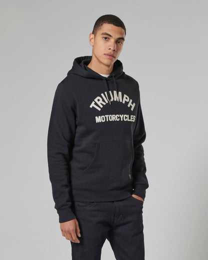 Carrick Pull-On Hoodie in Black - SS23