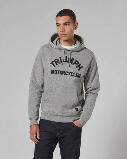 Carrick Pull-On Hoodie in Grey Marl - SS23