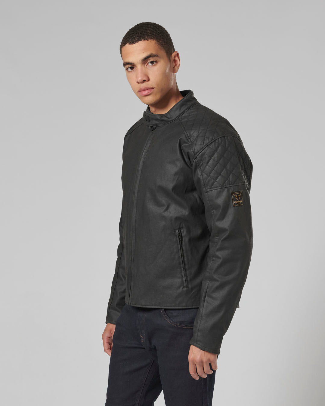 Braddan Wax Motorcycle Jacket Black