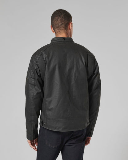 Braddan Wax Motorcycle Jacket Black