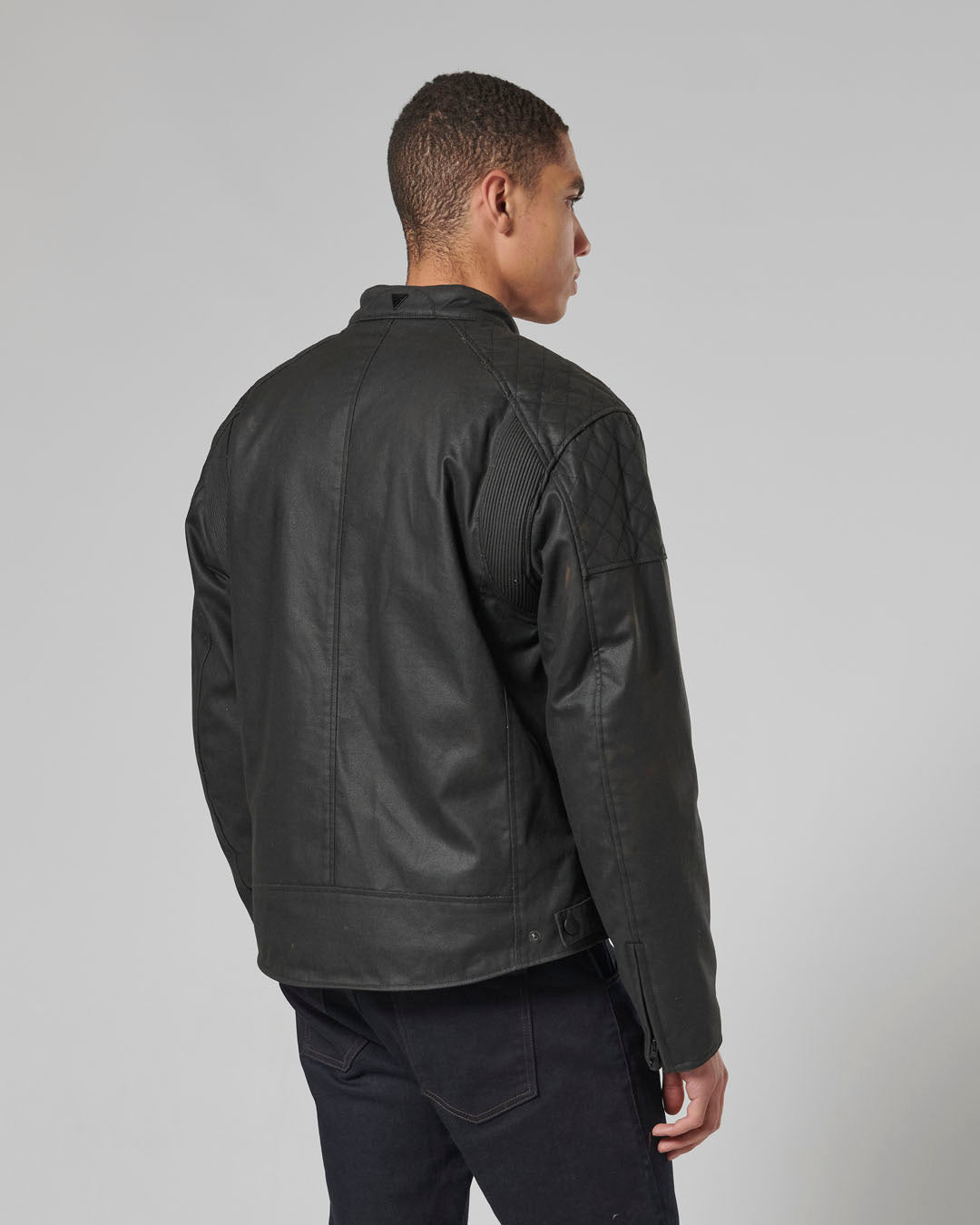 Braddan Wax Motorcycle Jacket Black