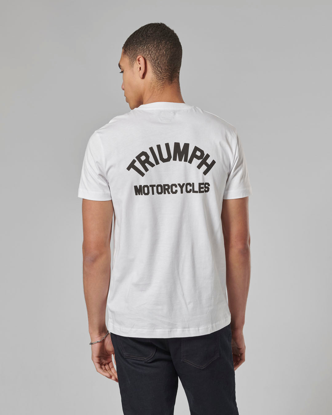 Ditchling Back Logo Pocket Tee in White