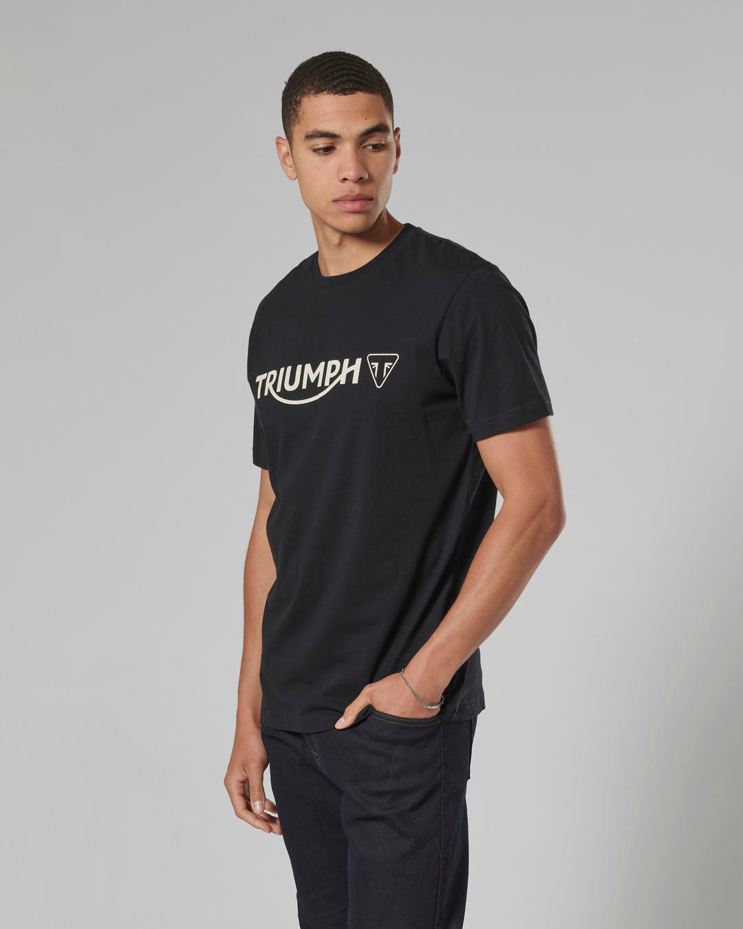 Cartmel Logo Tee in Black