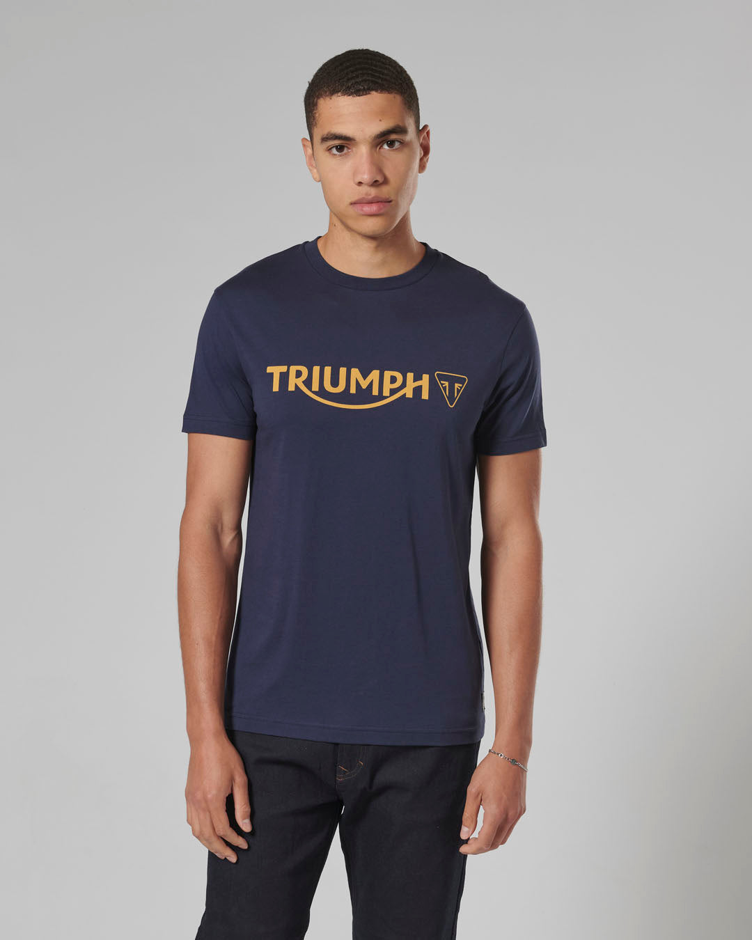 Cartmel Logo Tee in Navy