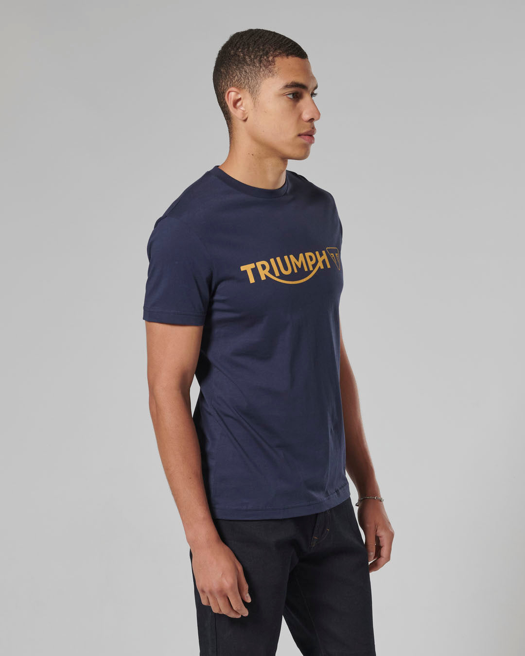 Cartmel Logo Tee in Navy
