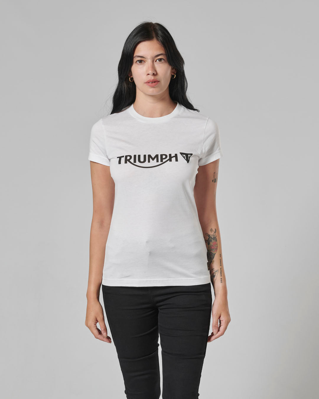 Melrose Womens Logo Tee in White
