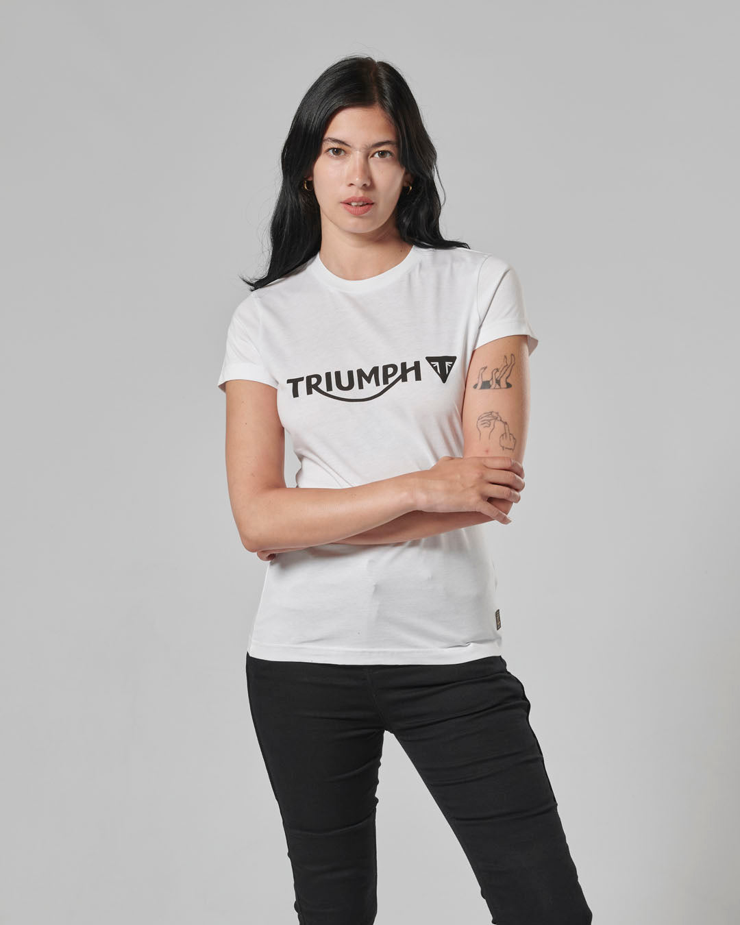 Melrose Womens Logo Tee in White