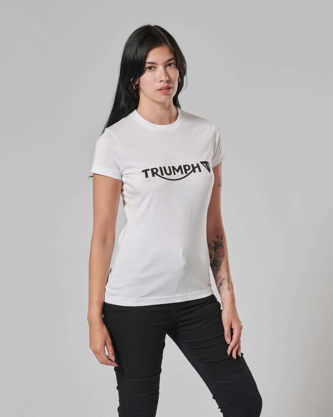 Melrose Womens Logo Tee in White