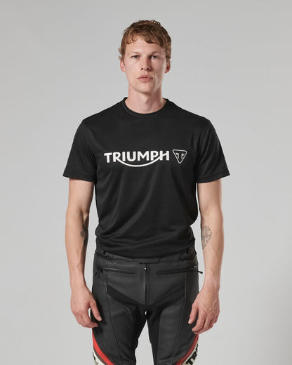 Rapid Dry Crew Neck Tee in Black