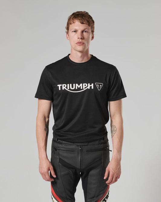 Rapid Dry Crew Neck Tee in Black