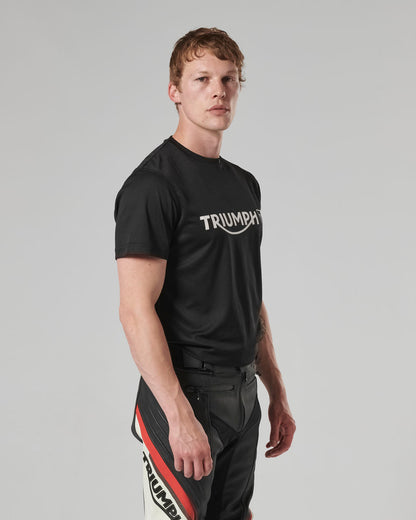 Rapid Dry Crew Neck Tee in Black