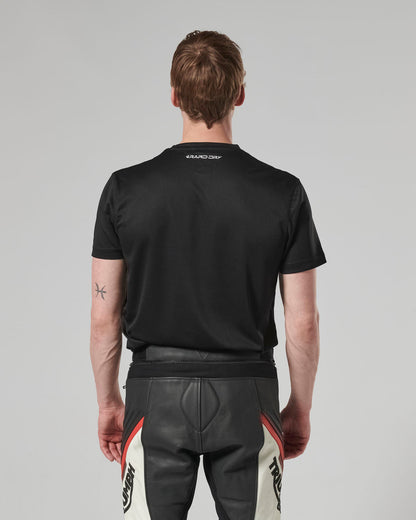 Rapid Dry Crew Neck Tee in Black