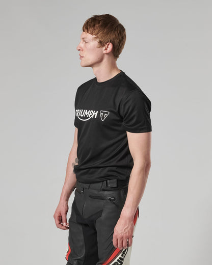 Rapid Dry Crew Neck Tee in Black