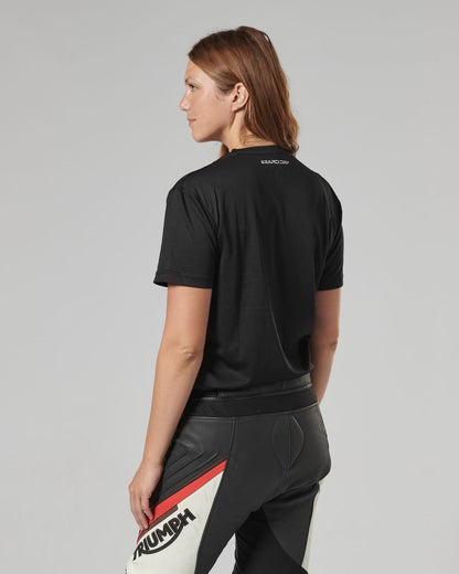 Rapid Dry Crew Neck Tee in Black