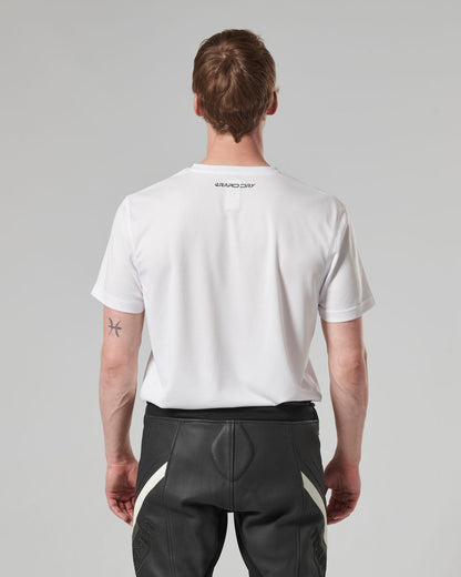 MTSS24100 - RAPID S/SLV TEE WHITE-L - Genuine Triumph Motorcycle Product