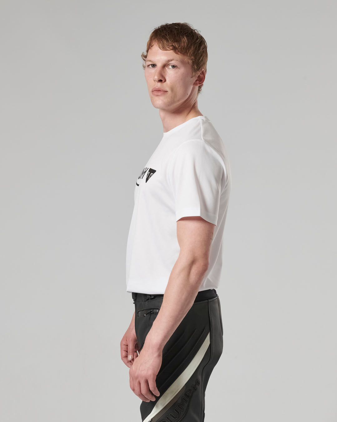 MTSS24100 - RAPID S/SLV TEE WHITE-L - Genuine Triumph Motorcycle Product