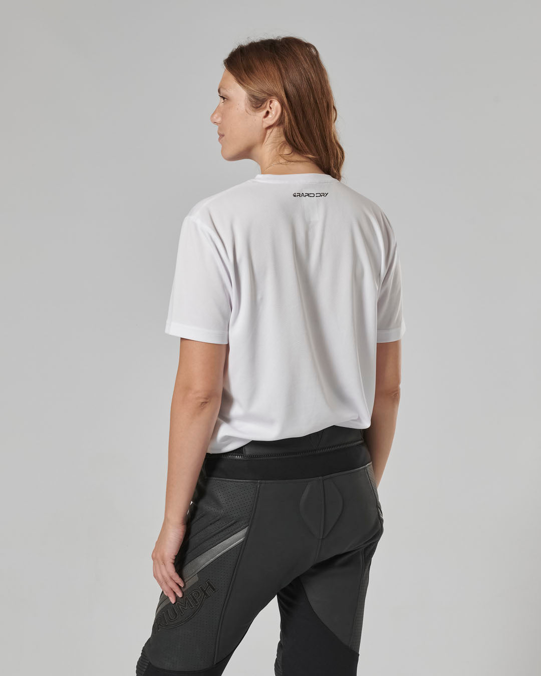 MTSS24100 - RAPID S/SLV TEE WHITE-L - Genuine Triumph Motorcycle Product