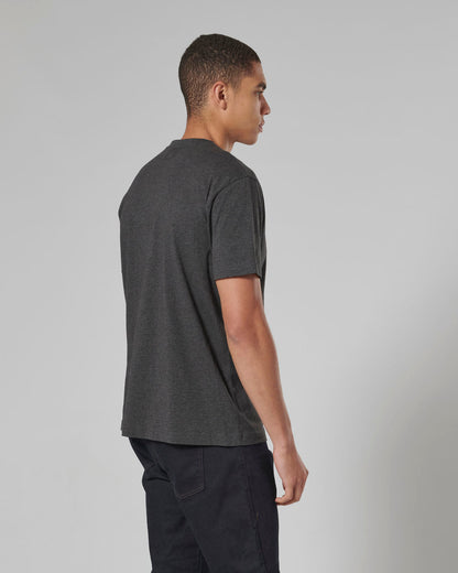MTSS24115 - HELSTON TEE-BLKMARL/BLK-L - Genuine Triumph Motorcycle Product