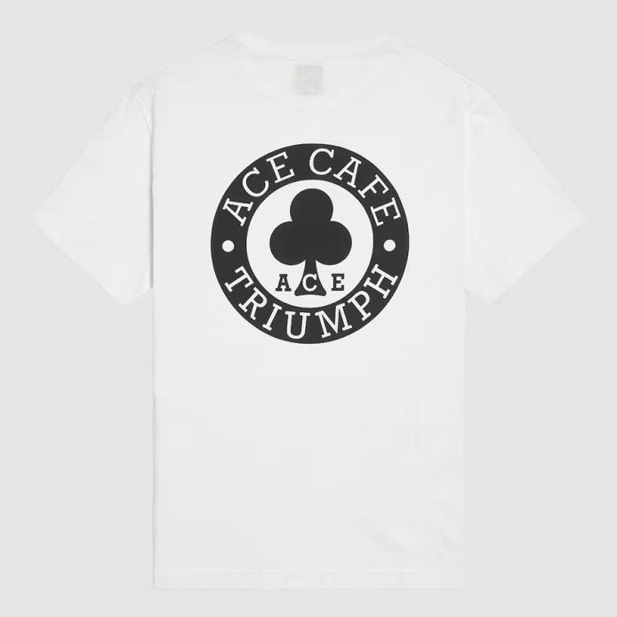 MTSS23802 - ACE POCKET TEE WHITE -L - Genuine Triumph Motorcycle Product