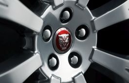 Jaguar E-PACE Wheel Centre Badge - Red Logo