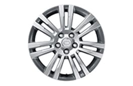 Discovery (2009-2016) Alloy Wheel - 19" 7 Spoke, 'Style 704', with Sparkle Silver finish