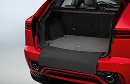 Jaguar E-PACE Loadspace Luxury Carpet Mat - with Bumper Protector, Lunar, Pre 21MY