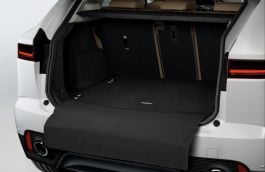 Jaguar E-PACE Loadspace Luxury Carpet Mat - with Bumper Protector, Ebony