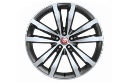 Jaguar E-PACE 20" Style 5051, Diamond Turned with Satin Grey contrast