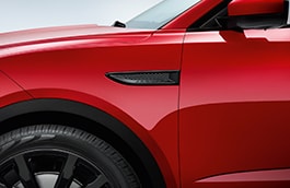 Jaguar E-PACE Side Power Vent Kit - Gloss Black, Pre 21MY
